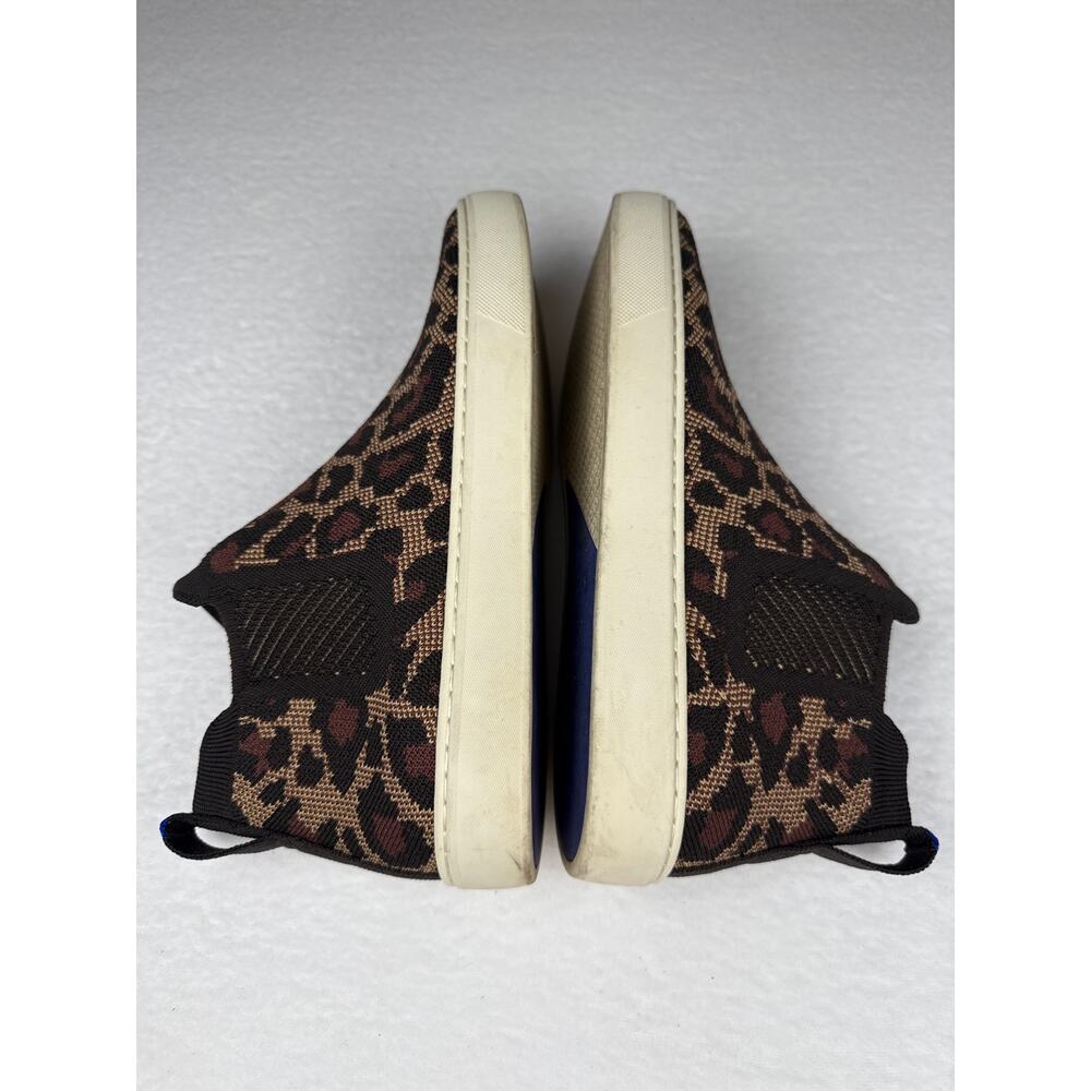 Rothys Chelsea leopard print wildcat high top sneaker women’s size 9 - Picture 3 of 10